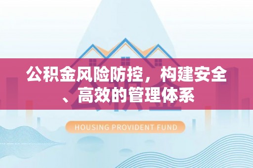 南涧公积金风险防控，构建安全、高效的管理体系