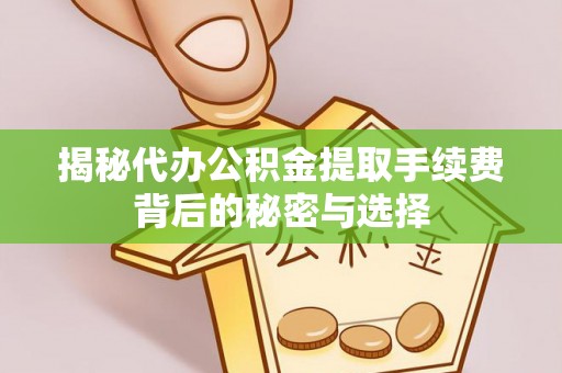 南涧揭秘代办公积金提取手续费背后的秘密与选择
