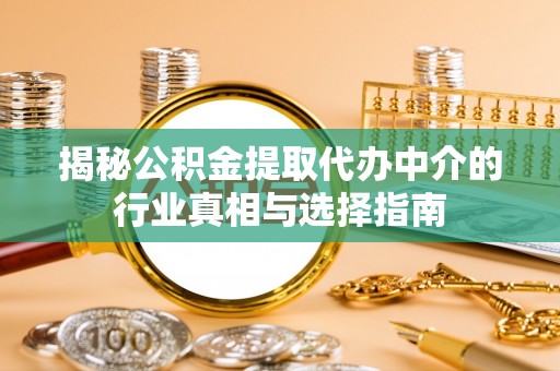 南涧揭秘公积金提取代办中介的行业真相与选择指南