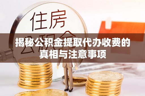 南涧揭秘公积金提取代办收费的真相与注意事项