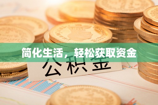 南涧简化生活，轻松获取资金